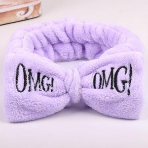 "OMG" Soft Bow Headband