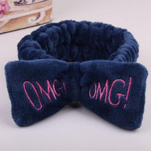 Load image into Gallery viewer, &quot;OMG&quot; Soft Bow Headband
