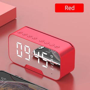 Multifunction Mirror Alarm Clock With Bluetooth Speaker