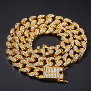Miami Bling Cuban Chain & Bracelet