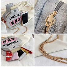 Load image into Gallery viewer, Sequin Tequila Design Bag
